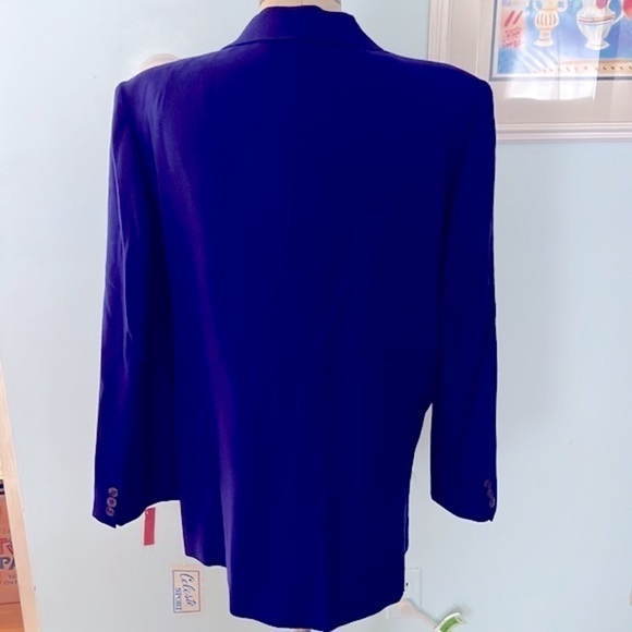 Celeste Sport 100% Pure Wool Vintage Blazer NWT size 16 - Picture 4 of 8